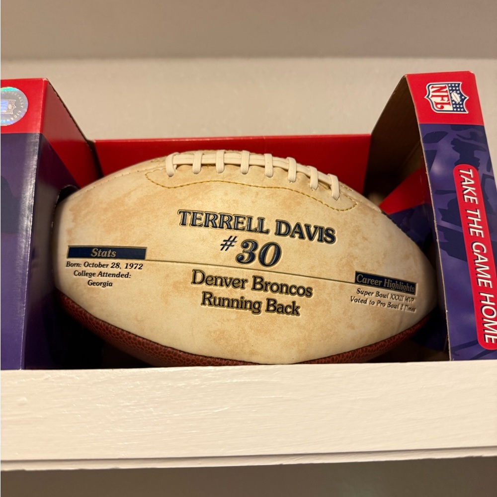 NFL Denver Broncos Football - Terrell Davis #30